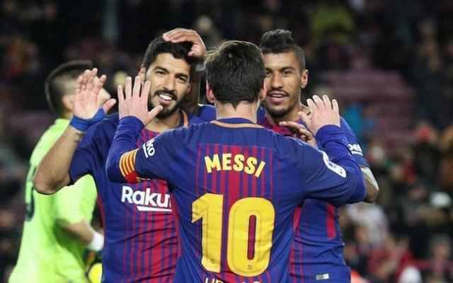  乌拉圭锋霸苏亚雷斯西甲梅开二度