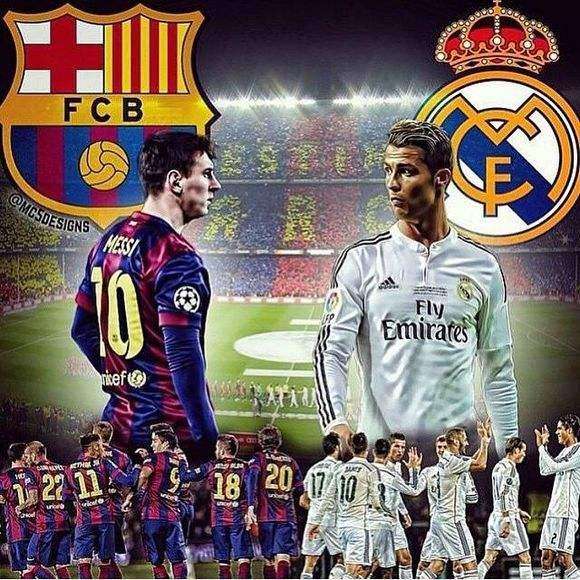  西甲国家德比，巴萨主场大胜皇马